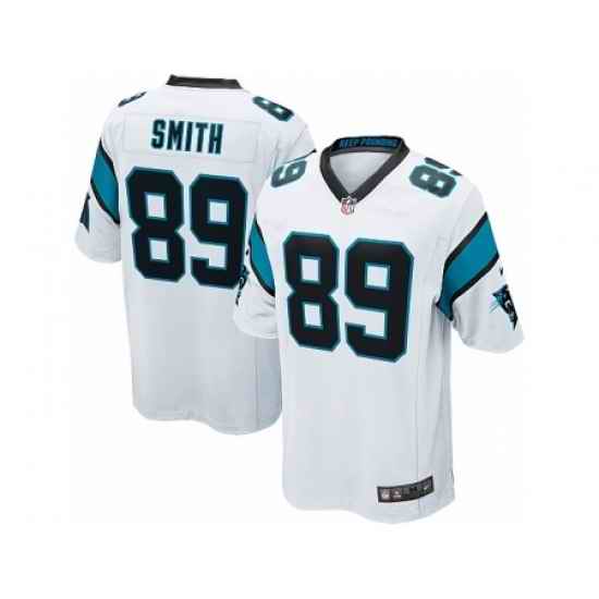 Nike Carolina Panthers 89 Steve Smith Game White NFL Jersey